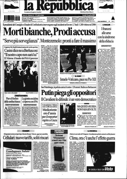 Il lunedì de La repubblica